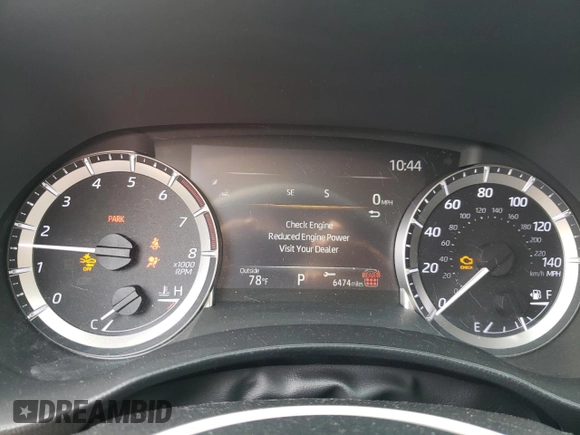2024 Toyota Highlander LE with VIN 5TDKDRAH7RS529302, listed as a Copart auction lot 56236155 with 6,474 mi miles and Salvage title. Bid and sale history available at DreamBid. Image 9.