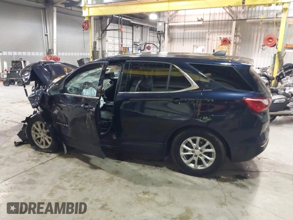 2020 Chevrolet Equinox LT with VIN 3GNAXUEV4LS606708, listed as a IAAI auction lot 41192737 with 59,539 mi miles. Bid and sale history available at carsss.com. Image 14.