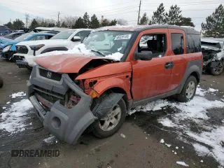 2004 Honda Element EX with VIN 5J6YH27654L034760, listed as a Copart auction lot 46329145 with 207,787 mi miles and Salvage Title. Bid and sale history available at DreamBid. Image 1.