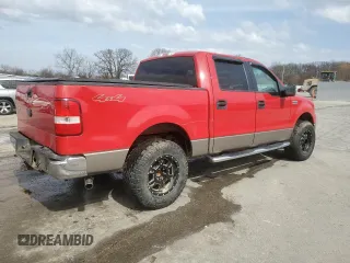 2006 Ford F-150 XLT with VIN 1FTPW14VX6FB68341, listed as a Copart auction lot 47456855 with 181,459 mi miles and Salvage Title. Bid and sale history available at carsss.com. Image 3.
