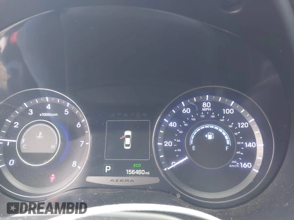 2016 Hyundai Azera Limited with VIN KMHFH4JG6GA507801, listed as a IAAI auction lot 42292585 with 156,460 mi miles and . Bid and sale history available at DreamBid. Image 7.
