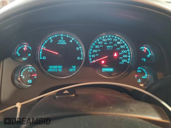 2013 Chevrolet Suburban LT with VIN 1GNSKJE76DR119873, listed as a Copart auction lot 53239445 with 197,172 mi miles and Salvage Title. Bid and sale history available at DreamBid. Image 9.