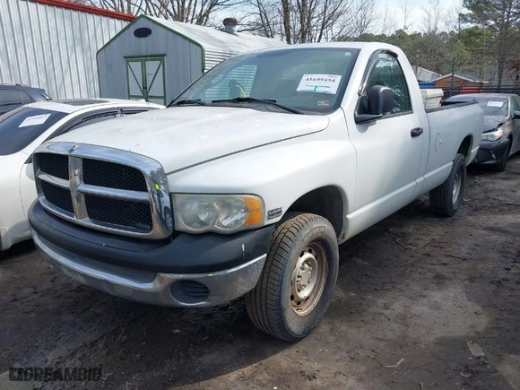 2005 Dodge Ram 1500 SLT with VIN 1D7HU16D25J571889, listed as a IAAI auction lot 41699454 with 296,242 mi miles. Bid and sale history available at carsss.com. Image 2.
