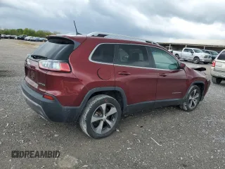 2019 Jeep Cherokee Limited with VIN 1C4PJLDN7KD146362, listed as a Copart auction lot 52727625 with 54,354 mi miles and Clean title. Bid and sale history available at DreamBid. Image 3.
