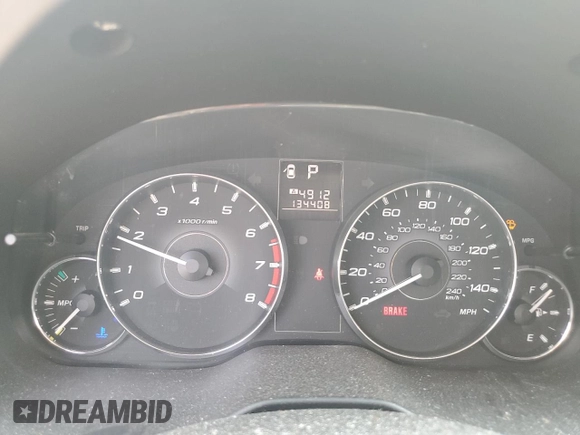 2012 Subaru Outback Limited with VIN 4S4BRBLC0C3281473, listed as a Copart auction lot 60087415 with 134,408 mi miles and Salvage title. Bid and sale history available at DreamBid. Image 9.