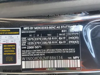 2021 Mercedes-Benz GLC with VIN W1N0G8DB2MF886114, listed as a Copart auction lot 89263225 with 50,314 mi miles and Salvage Title. Bid and sale history available at carsss.com. Image 16.
