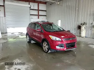 2013 Ford Escape Titanium with VIN 1FMCU9J90DUA69963, listed as a Copart auction lot 61935255 with 99,244 mi miles and Salvage title. Bid and sale history available at DreamBid. Image 14.