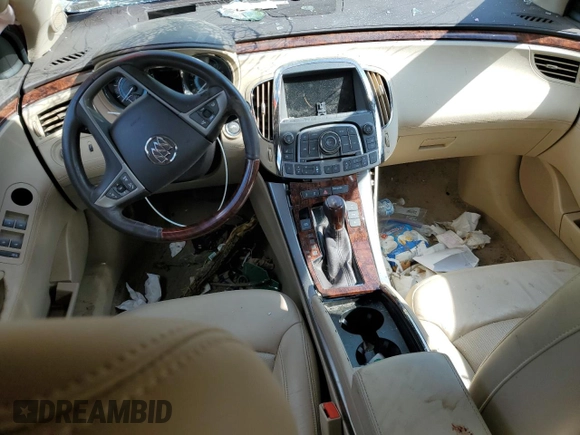 2012 Buick LaCrosse Premium 2 with VIN 1G4GF5E37CF341812, listed as a Copart auction lot 57515515 with 92,836 mi miles and Salvage title. Bid and sale history available at DreamBid. Image 8.