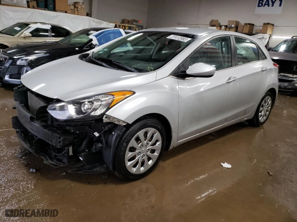 2017 Hyundai Elantra GT with VIN KMHD35LH5HU366785, listed as a Copart auction lot 37412883 with 70225 miles. Bid and sale history available at carsss.com. Image 1.