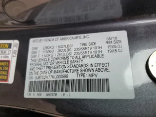 2019 Acura RDX w/Advance Pkg with VIN 5J8TC2H77KL000596, listed as a Copart auction lot 54055655 with 90,939 mi miles and Salvage Title. Bid and sale history available at carsss.com. Image 13.