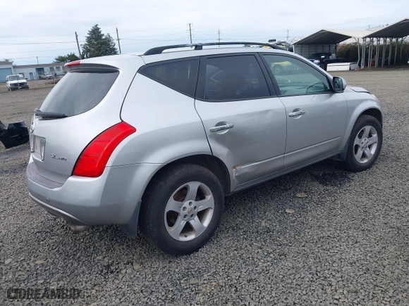 2003 Nissan Murano SL with VIN JN8AZ08WX3W219850, listed as a IAAI auction lot 41629758 with 191,117 mi miles. Bid and sale history available at carsss.com. Image 4.