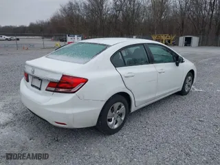 2014 Honda Civic Sedan LX with VIN 19XFB2F5XEE055167, listed as a IAAI auction lot 41591834 with 215,740 mi miles. Bid and sale history available at carsss.com. Image 4.