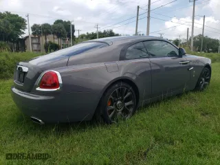 2018 Rolls-Royce Wraith with VIN SCA665C5XJUX87117, listed as a Copart auction lot 65855274 with 0 mi miles and Salvage Title. Bid and sale history available at carsss.com. Image 3.