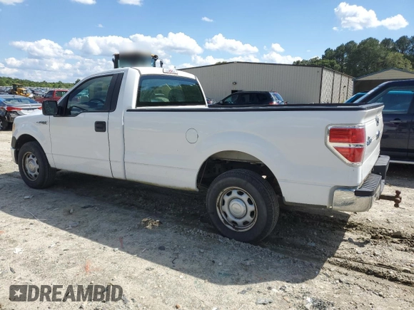2014 Ford F-150 XL with VIN 1FTMF1CM7EKD02336, listed as a Copart auction lot 57333815 with 126,053 mi miles and Salvage title. Bid and sale history available at DreamBid. Image 2.