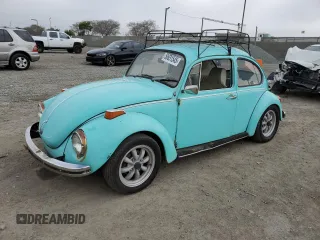 1972 Volkswagen Beetle with VIN 1122616914, listed as a Copart auction lot 50631545 with 38,604 mi miles and Salvage Title. Bid and sale history available at DreamBid. Image 1.