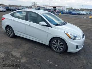 2017 Hyundai Accent SE with VIN KMHCT4AEXHU361631, listed as a IAAI auction lot 42037045 with 136,847 mi miles. Bid and sale history available at carsss.com. Image 1.