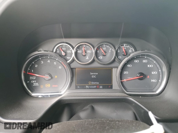 2021 Chevrolet Tahoe LT with VIN 1GNSKNKD0MR253098, listed as a Copart auction lot 53230535 with 143,689 mi miles and Salvage title. Bid and sale history available at DreamBid. Image 9.