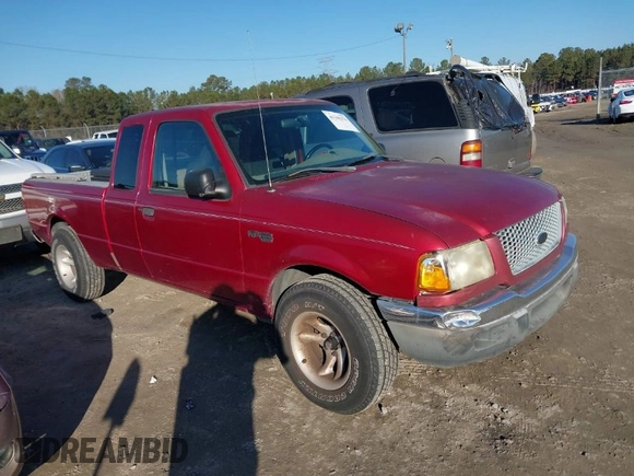 2002 Ford Ranger XL Fleet with VIN 1FTYR44U02PB02468, listed as a IAAI auction lot 41340276 with 196,522 mi miles. Bid and sale history available at carsss.com. Image 1.