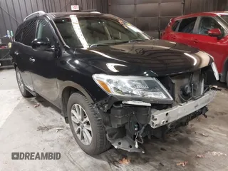 2014 Nissan Pathfinder Platinum with VIN 5N1AR2MM7EC696537, listed as a IAAI auction lot 41729425 with 108,290 mi miles and . Bid and sale history available at DreamBid. Image 1.
