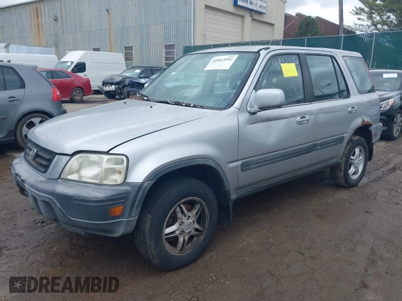 2001 Honda CR-V EX with VIN JHLRD18681C003841, listed as a IAAI auction lot 41812492 with 0 mi miles. Bid and sale history available at carsss.com. Image 2.
