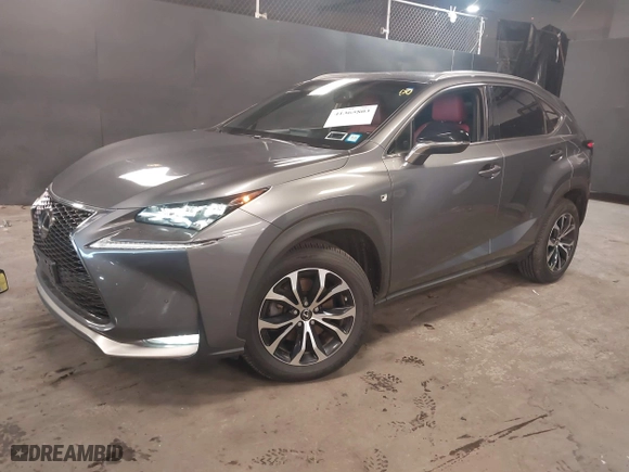 2015 Lexus NX 200t with VIN JTJBARBZ8F2039208, listed as a IAAI auction lot 41365803 with 57,094 mi miles. Bid and sale history available at carsss.com. Image 17.