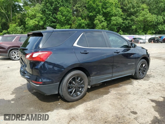 2021 Chevrolet Equinox LT with VIN 3GNAXKEV8MS142635, listed as a Copart auction lot 60846595 with 86,713 mi miles and Salvage title. Bid and sale history available at DreamBid. Image 3.