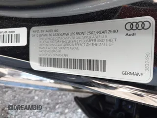 2013 Audi A6 2.0T Premium Plus with VIN WAUDFAFC5DN056383, listed as a IAAI auction lot 42023949 with 128,118 mi miles. Bid and sale history available at carsss.com. Image 9.