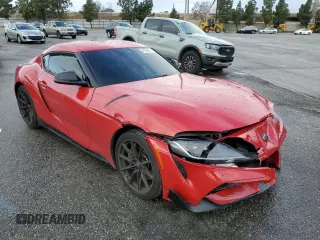 2024 Toyota Supra 3.0 with VIN WZ1DB0G08RW067779, listed as a Copart auction lot 47695915 with Not provided miles and Salvage title. Bid and sale history available at DreamBid. Image 4.