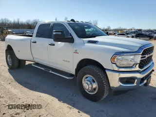 2023 Ram 3500 SLT with VIN 3C63RRHL1PG541870, listed as a Copart auction lot 89345995 with 42,080 mi miles and Salvage Title. Bid and sale history available at carsss.com. Image 4.