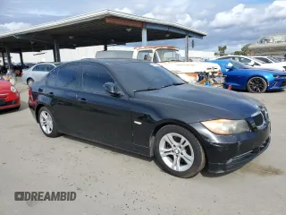 2008 BMW 3 Series 328i with VIN WBAVC53508F009577, listed as a Copart auction lot 46663635 with 138,355 mi miles and Salvage Title. Bid and sale history available at carsss.com. Image 4.