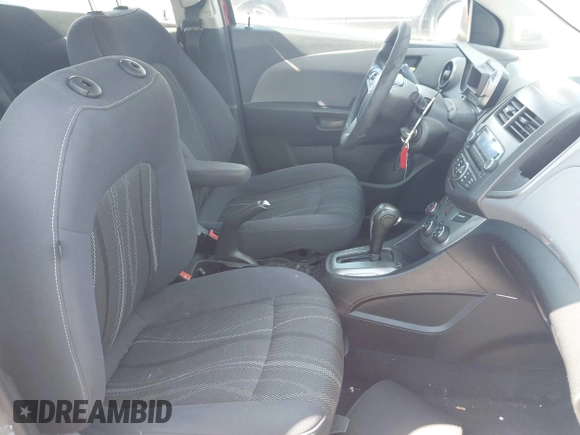2012 Chevrolet Sonic LT with VIN 1G1JC6SH6C4168488, listed as a IAAI auction lot 42308645 with 136,720 mi miles and . Bid and sale history available at DreamBid. Image 5.