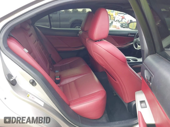 2015 Lexus IS 250 with VIN JTHBF1D29F5050317, listed as a IAAI auction lot 40681786 with 173,799 mi miles. Bid and sale history available at carsss.com. Image 8.