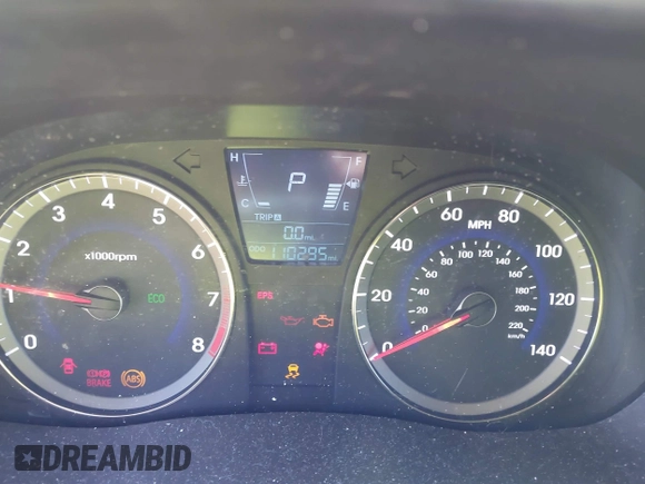2013 Hyundai Accent SE with VIN KMHCU5AEXDU069605, listed as a IAAI auction lot 41320851 with 110,295 mi miles. Bid and sale history available at carsss.com. Image 7.