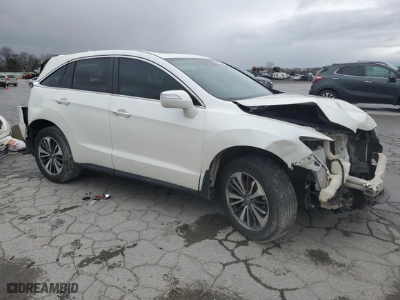 2017 Acura RDX w/Advance Pkg with VIN 5J8TB4H74HL002040, listed as a Copart auction lot 49998215 with 0 mi miles and Salvage Title. Bid and sale history available at carsss.com. Image 4.