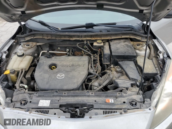 2010 Mazda 3 i SV with VIN JM1BL1SF8A1241789, listed as a Copart auction lot 51345275 with 160,227 mi miles and Salvage Title. Bid and sale history available at DreamBid. Image 11.