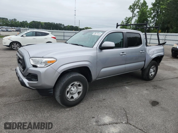 2021 Toyota Tacoma SR with VIN 3TYAX5GN2MT016481, listed as a Copart auction lot 58475465 with 62,679 mi miles and Salvage title. Bid and sale history available at DreamBid. Image 1.