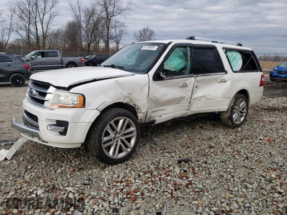2016 Ford Expedition EL Platinum with VIN 1FMJK1MT1GEF16840, listed as a Copart auction lot 84180904 with 151,842 mi miles and Clean Title. Bid and sale history available at carsss.com. Image 1.