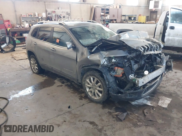 2015 Jeep Cherokee Limited with VIN 1C4PJLDB0FW505891, listed as a IAAI auction lot 41620674 with 120,804 mi miles and . Bid and sale history available at DreamBid. Image 1.