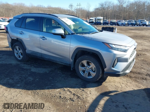 2023 Toyota RAV4 Hybrid LE with VIN JTMMWRFV6PD186024, listed as a IAAI auction lot 41417213 with 9,217 mi miles. Bid and sale history available at carsss.com. Image 1.