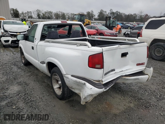 2001 GMC Sonoma SL with VIN 1GTCS145418119062, listed as a Copart auction lot 80579954 with 76,295 mi miles and Salvage Title. Bid and sale history available at carsss.com. Image 2.