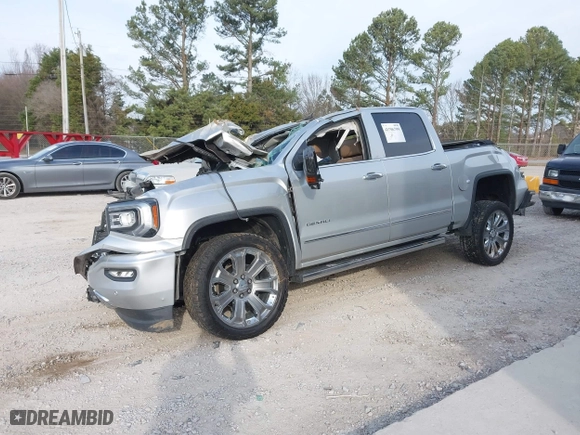 2018 GMC Sierra 1500 Denali with VIN 3GTU2PEJ3JG329312, listed as a IAAI auction lot 41706799 with 1 mi miles. Bid and sale history available at carsss.com. Image 17.