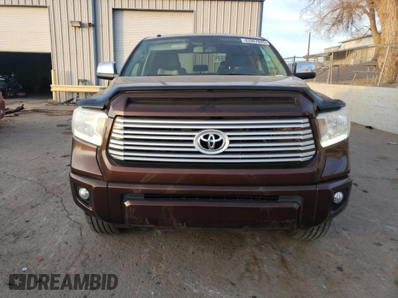 2016 Toyota Tundra 4WD Truck Platinum with VIN 5TFAW5F18GX524689, listed as a Copart auction lot 43367845 with 213,006 mi miles and Salvage Title. Bid and sale history available at carsss.com. Image 5.