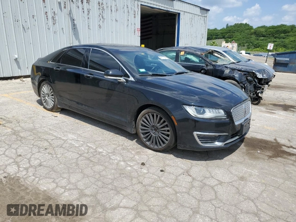 2017 Lincoln MKZ Hybrid Reserve with VIN 3LN6L5MU2HR606497, listed as a Copart auction lot 61377345 with 127,684 mi miles and Clean title. Bid and sale history available at DreamBid. Image 4.