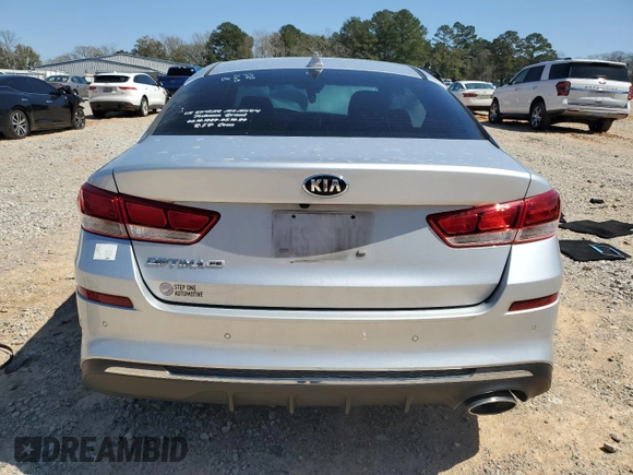 2020 Kia Optima LX with VIN 5XXGT4L3XLG452205, listed as a Copart auction lot 48525095 with 0 mi miles and Clean Title. Bid and sale history available at carsss.com. Image 6.