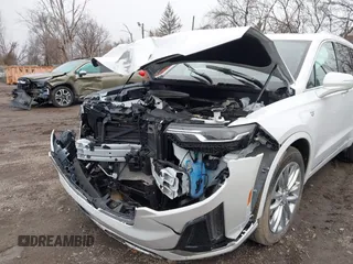 2024 Cadillac XT6 AWD Premium Luxury with VIN 1GYKPDRS5RZ755230, listed as a IAAI auction lot 41219059 with Not Provided miles. Bid and sale history available at carsss.com. Image 6.