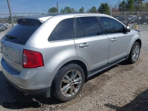 2012 Ford Edge Limited with VIN 2FMDK3K9XCBA90751, listed as a IAAI auction lot 41756715 with 157,500 mi miles. Bid and sale history available at carsss.com. Image 4.