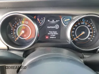 2021 Jeep Wrangler Sport with VIN 1C4GJXAG8MW621800, listed as a Copart auction lot 75312824 with 49,409 mi miles and Non Repairable. Bid and sale history available at DreamBid. Image 9.