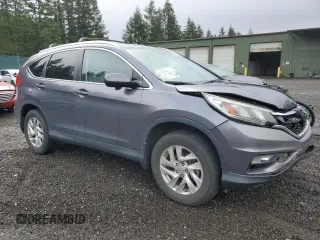 2015 Honda CR-V EX-L with VIN 2HKRM4H79FH661218, listed as a Copart auction lot 52257225 with 107,587 mi miles and Salvage Title. Bid and sale history available at carsss.com. Image 4.