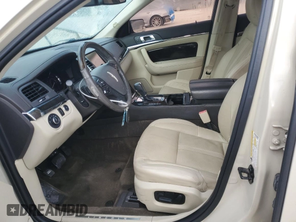 2014 Lincoln MKS with VIN 1LNHL9DKXEG612758, listed as a Copart auction lot 53230065 with 98,863 mi miles and Salvage Title. Bid and sale history available at carsss.com. Image 7.