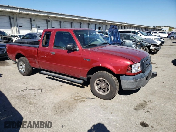 2005 Ford Ranger XLT with VIN 1FTYR44E35PA11112, listed as a Copart auction lot 77803314 with Not Provided miles and Salvage Title. Bid and sale history available at DreamBid. Image 4.
